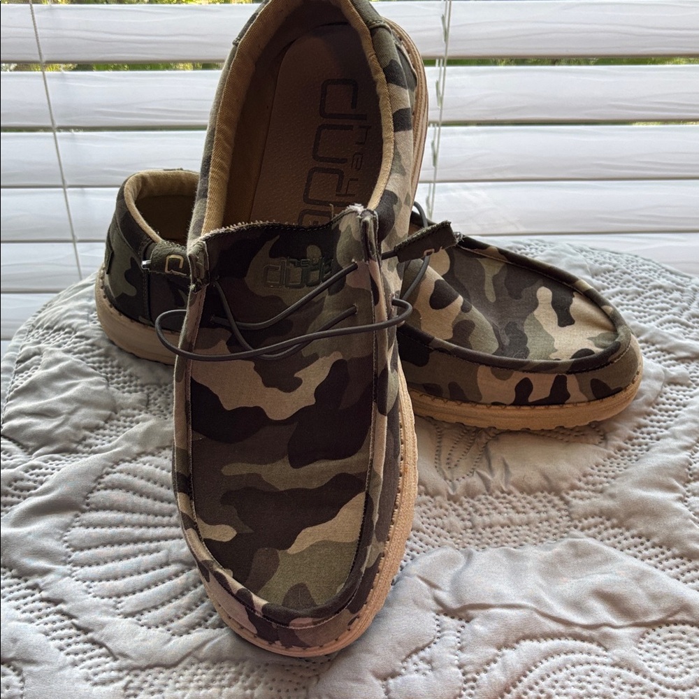 Hey Dude Camouflage Loafers